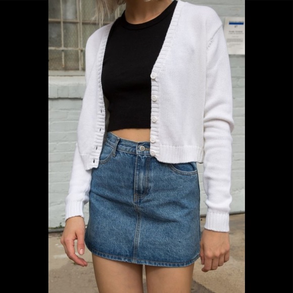 Brandy Melville Sweaters Brandy Melville White Billie Cardigan
